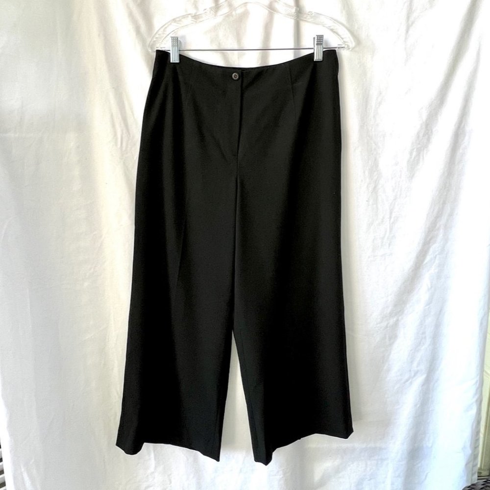 Talbots Stretch Black Crop Pants, Size 8, Like New!